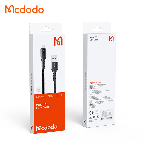 خرید کابل 1.2 متری Micro USB مک دودو مدل Mcdodo CA-2281
