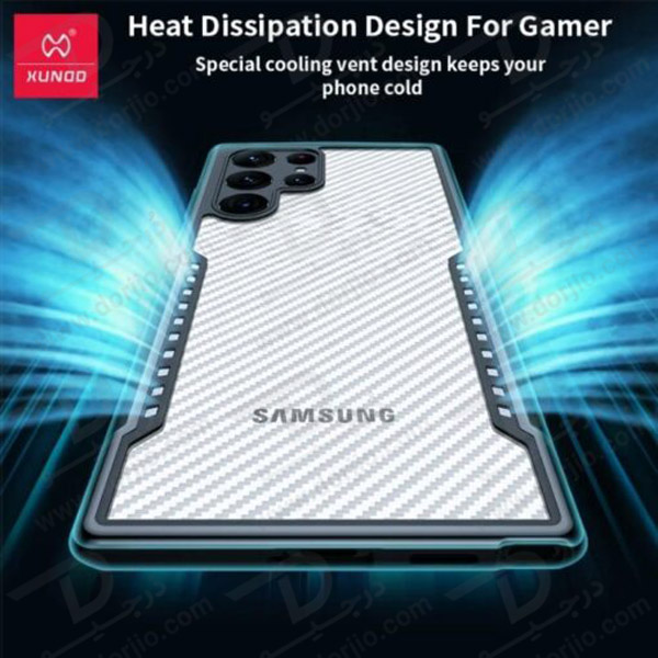 خرید کریستال شیلد دودی مات Samsung Galaxy S22 Ultra مارک XUNDD سری Game