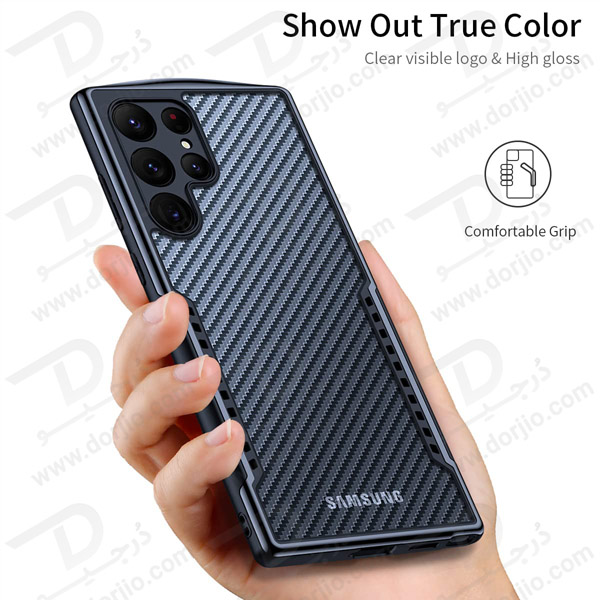 خرید کریستال شیلد دودی مات Samsung Galaxy S22 Ultra مارک XUNDD سری Game