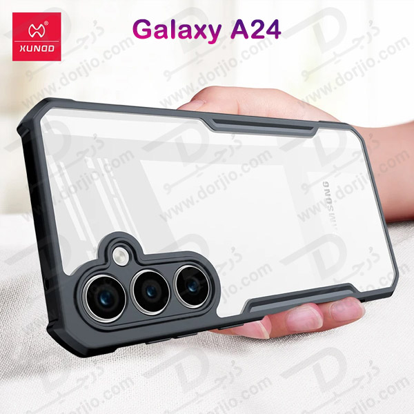 خرید کریستال شیلد شفاف گوشی Samsung Galaxy A24 مارک XUNDD سری Beatle