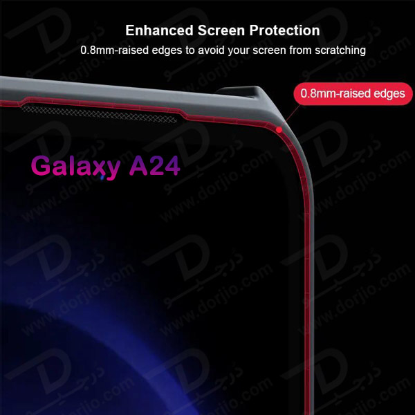 خرید کریستال شیلد شفاف گوشی Samsung Galaxy A24 مارک XUNDD سری Beatle