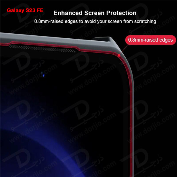 خرید کریستال شیلد شفاف گوشی Samsung Galaxy S23 FE مارک XUNDD سری Beatle