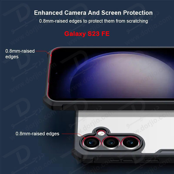 خرید کریستال شیلد شفاف گوشی Samsung Galaxy S23 FE مارک XUNDD سری Beatle