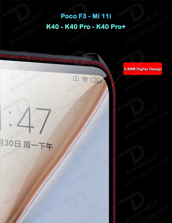 خرید کریستال شیلد شفاف گوشی Xiaomi Mi 11i مارک XUNDD سری Beatle