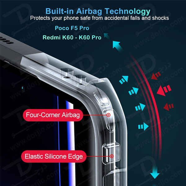 خرید کریستال شیلد شفاف گوشی Xiaomi Poco F5 Pro مارک XUNDD سری Beatle