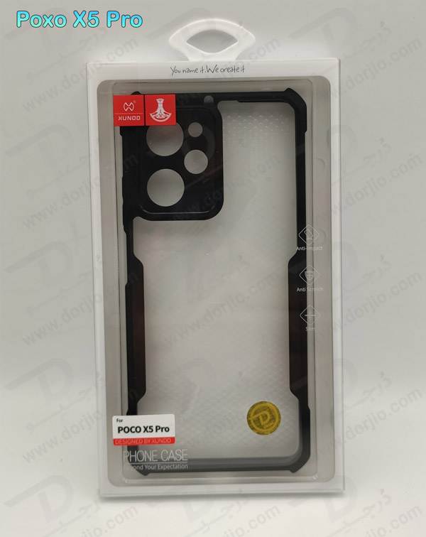 خرید کریستال شیلد شفاف گوشی Xiaomi Poco X5 Pro مارک XUNDD سری Beatle