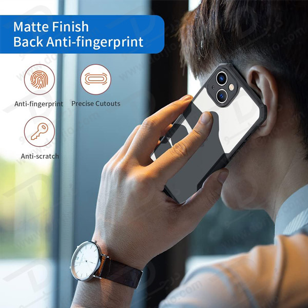 خرید کریستال شیلد شفاف گوشی iPhone 14 Plus مارک XUNDD سری Beatle