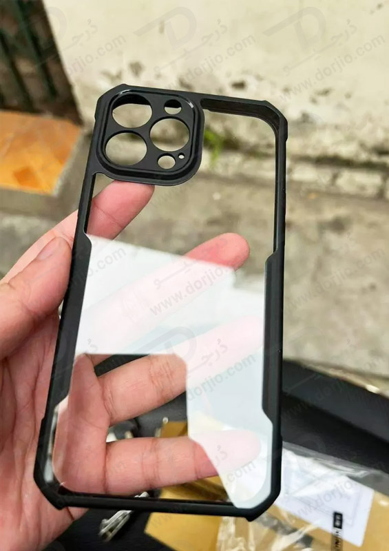 خرید کریستال شیلد شفاف گوشی iPhone 14 Pro مارک XUNDD سری Beatle