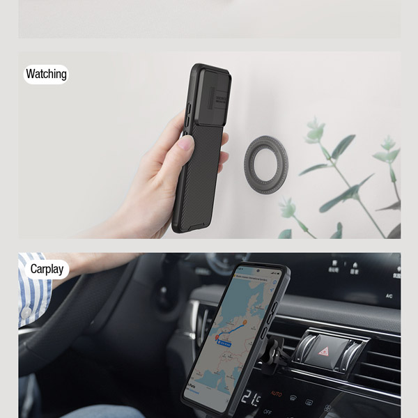 خرید گارد ضد ضربه مغناطیسی نیلکین Xiaomi Redmi K60 Ultra مدل Camshield Pro Magnetic Case