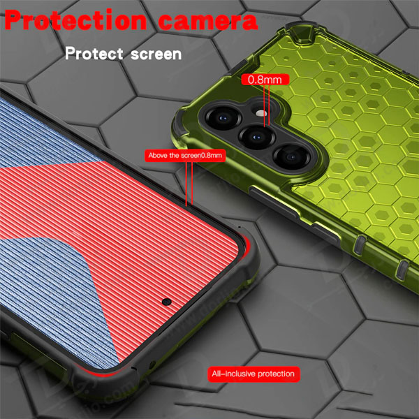 خرید گارد ضد ضربه هیبریدی Samsung Galaxy A14 مدل Honeycomb