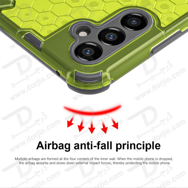 خرید گارد ضد ضربه هیبریدی Samsung Galaxy A14 مدل Honeycomb