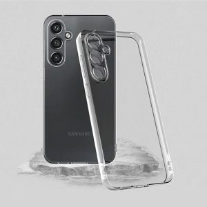 خرید گارد ژله ای شفاف با محافظ دوربین Samsung Galaxy S23 FE برند Grifein