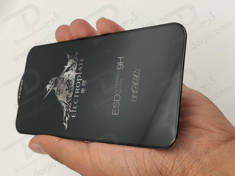 خرید گلس شیشه ای شفاف iPhone 15 Pro مدل ESD Electroplate