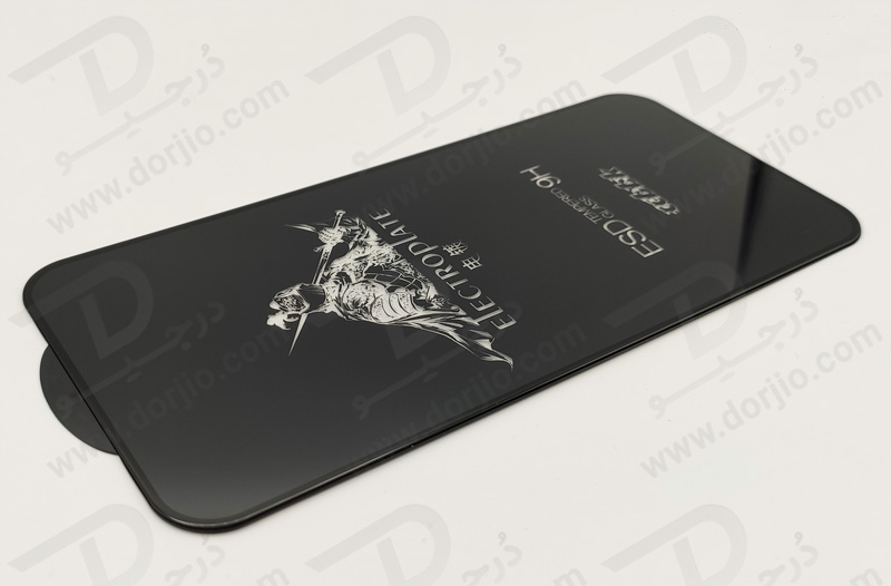 خرید گلس شیشه ای شفاف iPhone 15 Pro مدل ESD Electroplate