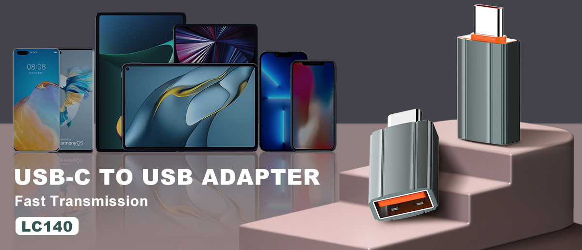خرید مبدل OTG از USB 3.0 به Type-C برند LDNIO مدل LC140