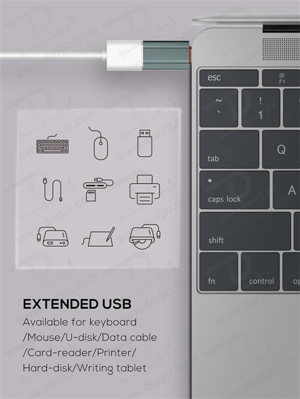 خرید مبدل OTG از USB 3.0 به Type-C برند LDNIO مدل LC140