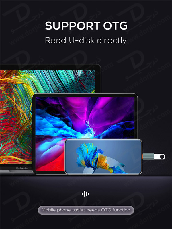 خرید مبدل OTG از USB 3.0 به Type-C برند LDNIO مدل LC140