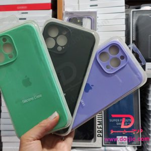 خرید قاب سیلیکونی اصلی با پوشش محافظ دوربین iPhone 15 Pro Max