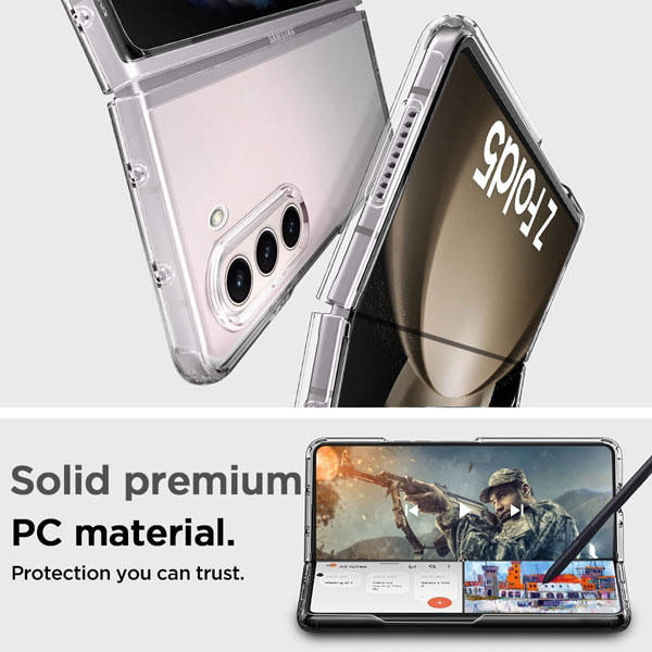خرید قاب شفاف کریستالی Samsung Galaxy Z Fold 5 سری Raigor Inverse