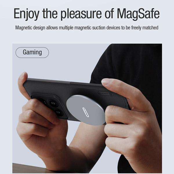خرید قاب ضد ضربه مگنتی نیلکین Xiaomi 14 Pro مدل Super Frosted Shield Pro Magnetic
