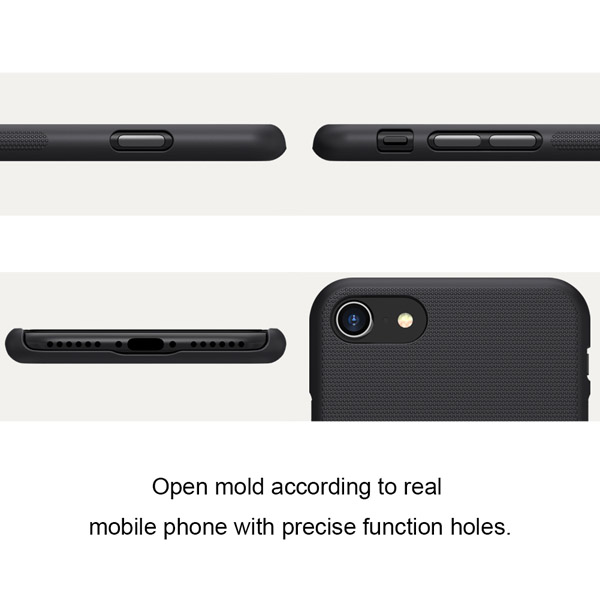 خرید قاب محافظ حفره لوگو iPhone SE 2022 مارک نیلکین مدل Super Frosted Shield ( With LOGO cutout )