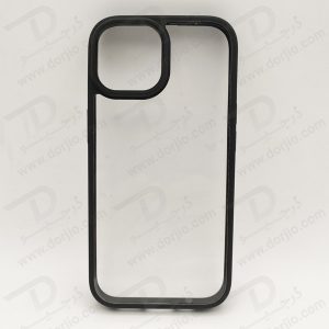 خرید قاب محافظ شفاف فریم رنگی iPhone 15 مارک Doyers