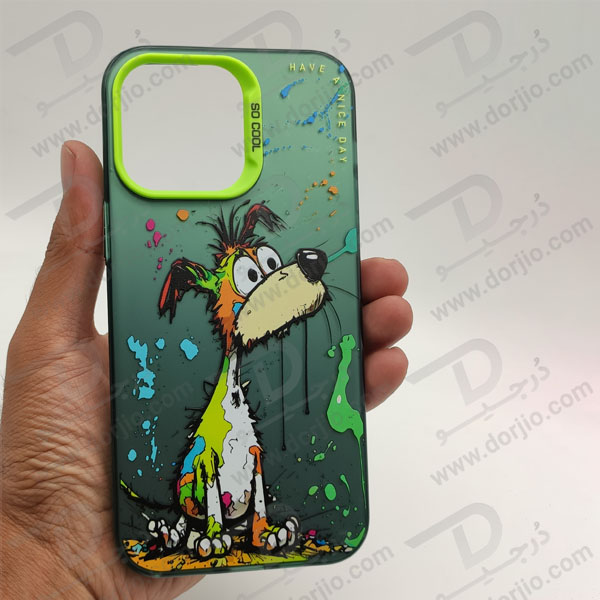 خرید قاب محافظ طرح دار iPhone 13 ( طرح برجسته )