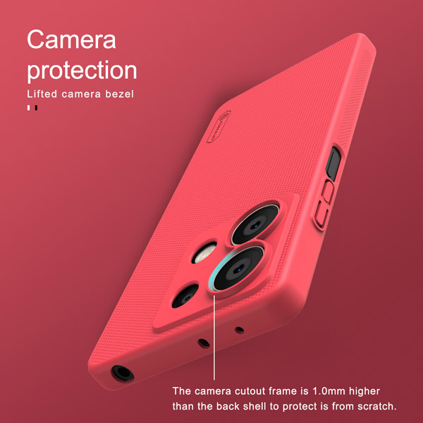 خرید قاب محافظ نیلکین Xiaomi Redmi Note 13 5G مدل Super Frosted Shield