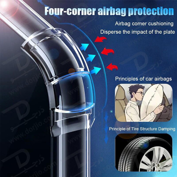 خرید قاب ژله ای شفاف ایربگ دار iPhone 15