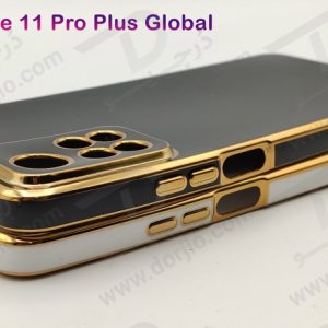 خرید قاب ژله ای فریم طلایی Xiaomi Redmi Note 11 Pro Plus مدل My Case