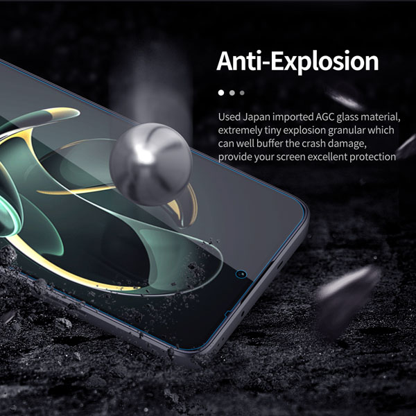خرید محافظ صفحه نمایش شیشه ای Xiaomi 13T Pro مارک نیلکین مدل H+Pro Anti-Explosion