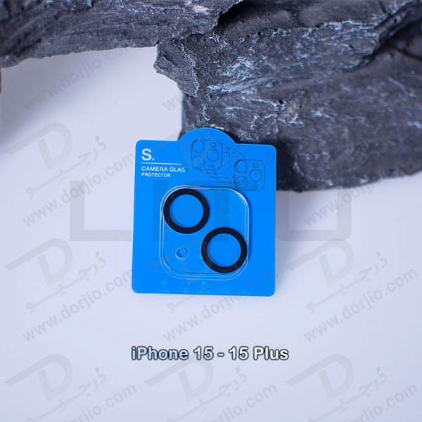 خرید محافظ لنز 3D شیشه ای iPhone 15 Plus مارک LITO