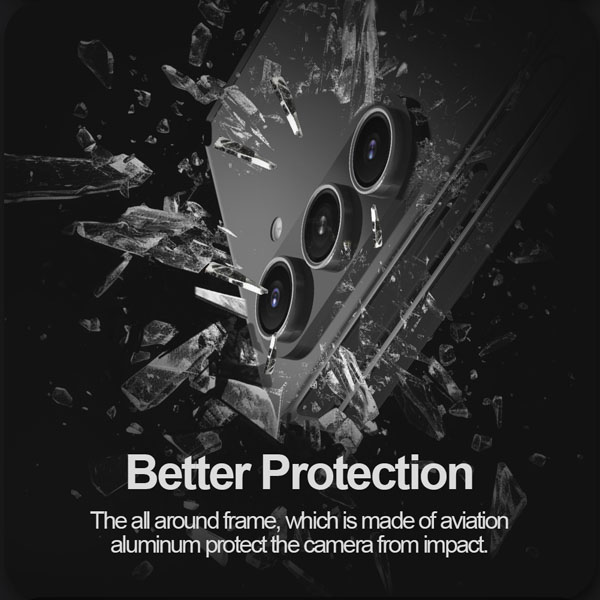 محافظ لنز رینگی Samsung Galaxy Z Fold 5 همراه با ابزار نصب مارک نیلکین مدل CLR Film