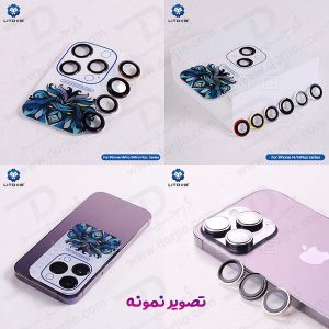 خرید محافظ لنز رینگی iPhone 13 همراه با ابزار نصب مارک LITO مدل S+ Camera Protector