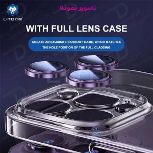 خرید محافظ لنز رینگی iPhone 13 همراه با ابزار نصب مارک LITO مدل S+ Camera Protector