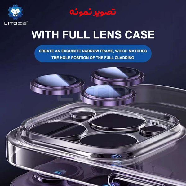 خرید محافظ لنز رینگی با کیت مخصوص نصب iPhone 15 مدل LITO S+ Camera Protector