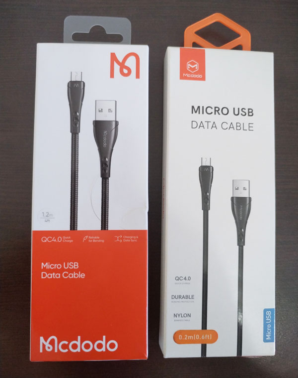 خرید کابل 20 سانتی متری Micro USB مک دودو مدل Mcdodo CA-7450