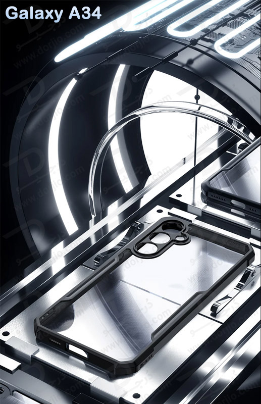 خرید کریستال شیلد شفاف گوشی Samsung Galaxy A34 مارک XUNDD سری Beatle