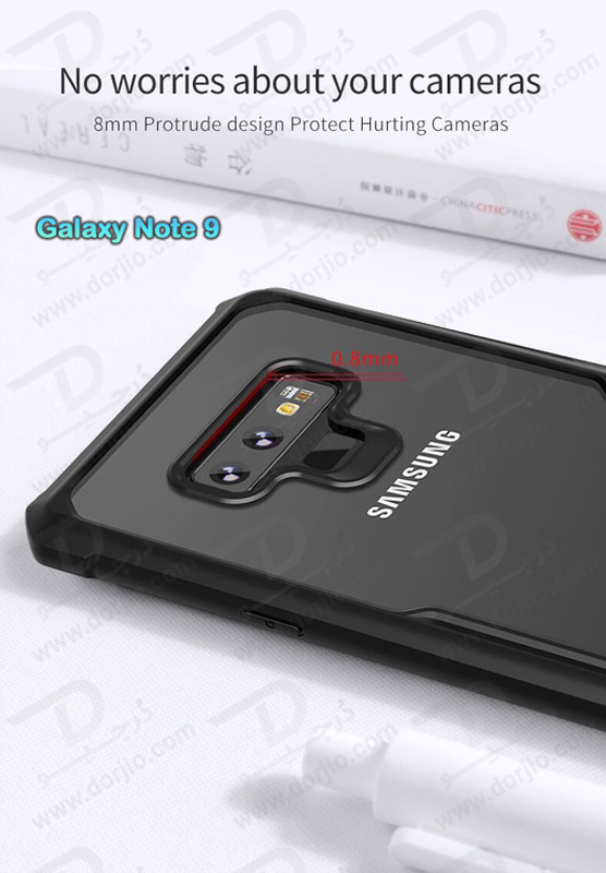 خرید کریستال شیلد شفاف گوشی Samsung Galaxy Note 9 مارک XUNDD سری Beatle