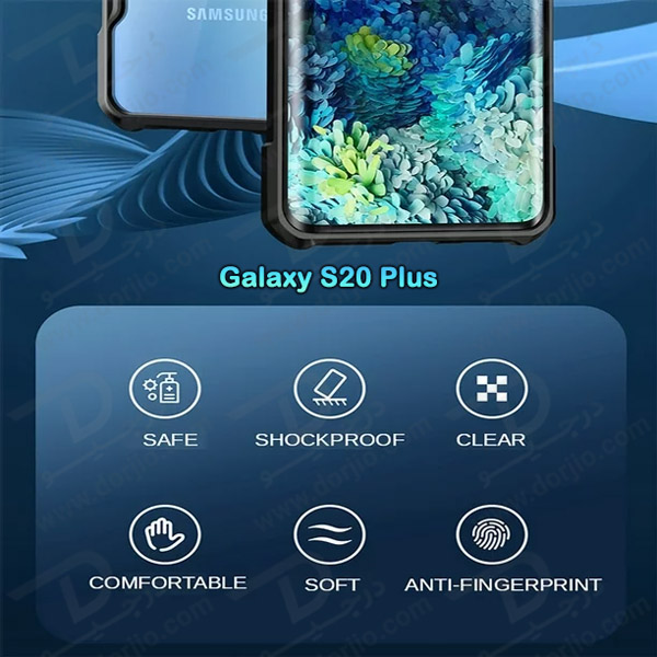 خرید کریستال شیلد شفاف گوشی Samsung Galaxy S20 Plus مارک XUNDD سری Beatle