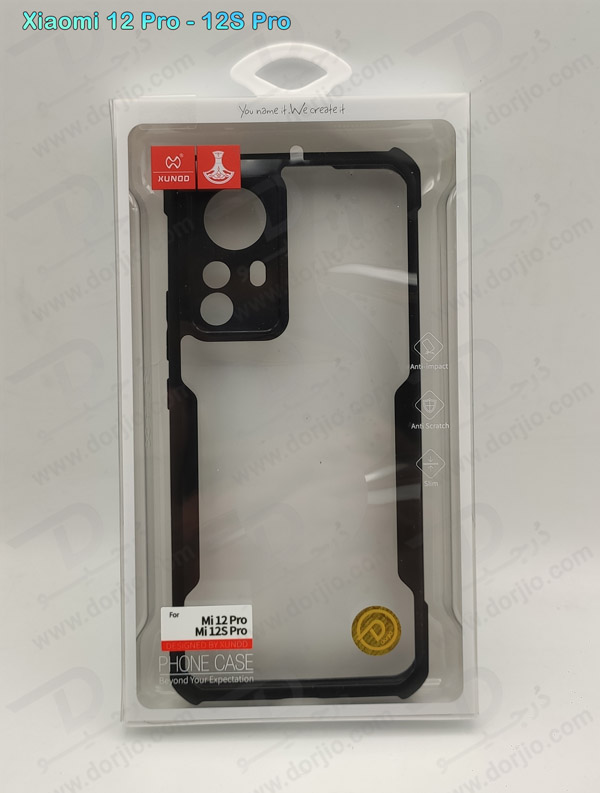 خرید کریستال شیلد شفاف گوشی Xiaomi 12 Pro مارک XUNDD سری Beatle