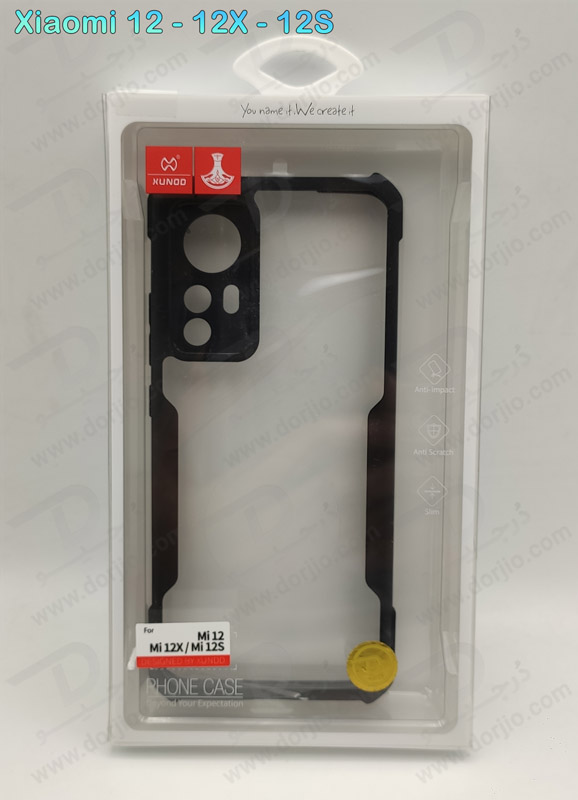 خرید کریستال شیلد شفاف گوشی Xiaomi 12 مارک XUNDD سری Beatle