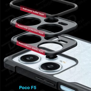 خرید کریستال شیلد شفاف گوشی Xiaomi Poco F5 مارک XUNDD سری Beatle