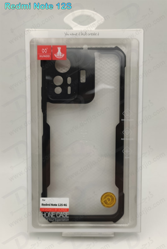 خرید کریستال شیلد شفاف گوشی Xiaomi Redmi Note 12S مارک XUNDD سری Beatle