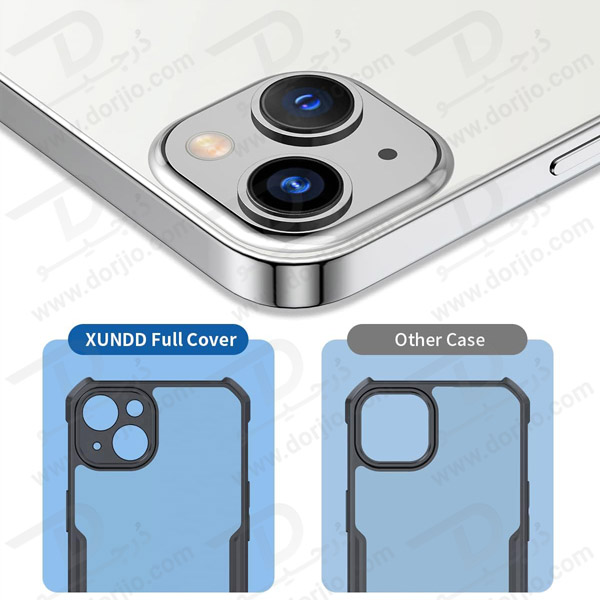 خرید کریستال شیلد شفاف گوشی iPhone 13 Mini مارک XUNDD سری Beatle