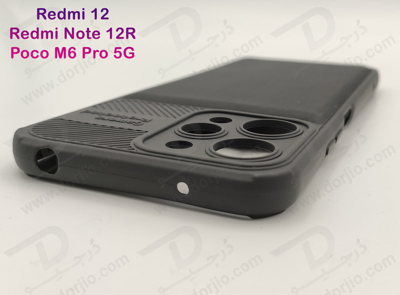 خرید گارد ژله ای Anti Shock محافظ دوربین دار Xiaomi Poco M6 Pro 5G