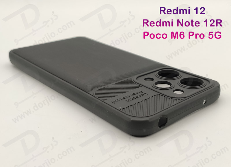 خرید گارد ژله ای Anti Shock محافظ دوربین دار Xiaomi Poco M6 Pro 5G