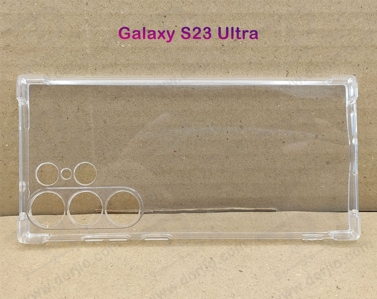 خرید گارد ژله ای شفاف ایربگ دار با محافظ دوربین Samsung Galaxy S23 Ultra