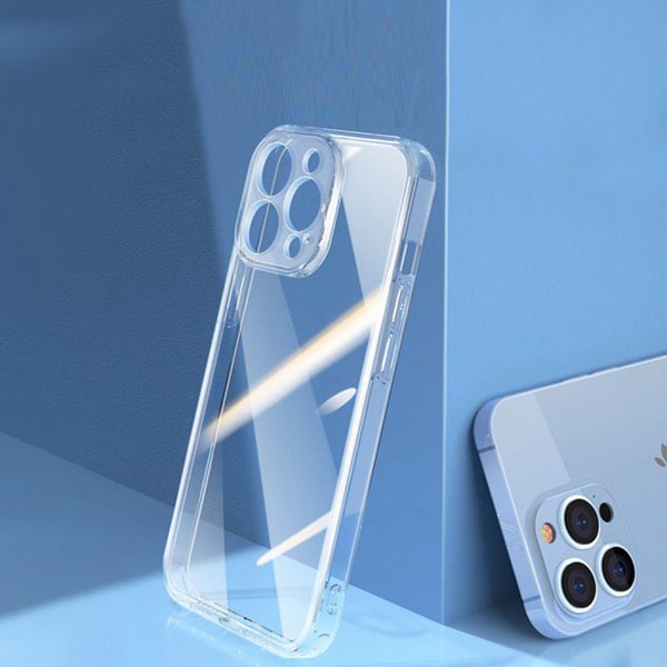خرید گارد ژله ای شفاف با محافظ دوربین iPhone 15 Pro Max