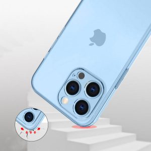 خرید گارد ژله ای شفاف با محافظ دوربین iPhone 15 Pro Max